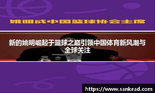 新的姚明崛起于篮球之巅引领中国体育新风潮与全球关注